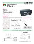 B.B. Battery BPS 230-12