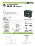 B.B. Battery EB 80-12