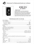 B.B. Battery MSB 500