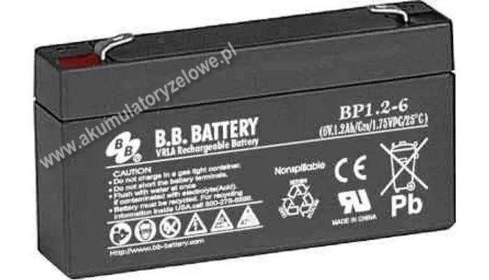 B.B. Battery BP 1.2-6