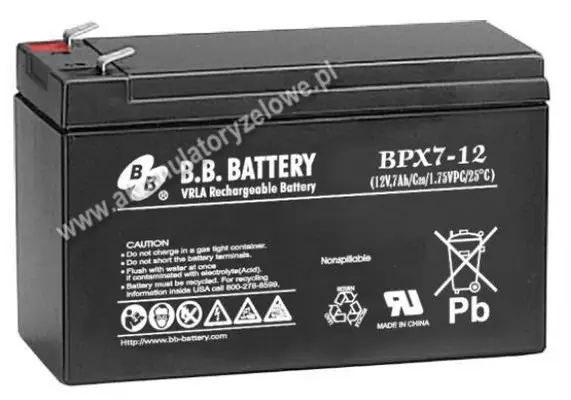 B.B. Battery BPX 7-12