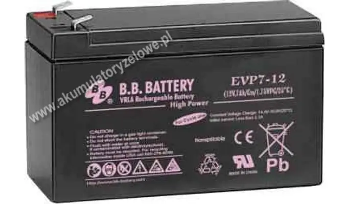 B.B. Battery EVP 7-12